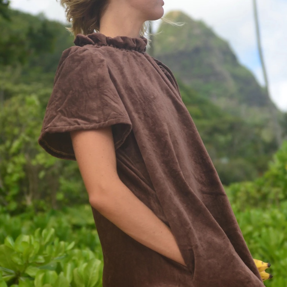 Cotton Surf Changing Poncho Dress - Picture 3 of 9